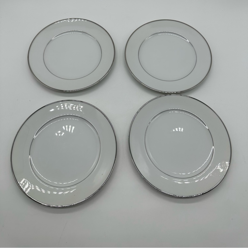 Set of 4 Fashion Royale Fine China Eternally Yours 5812 Bread & Butter Plates